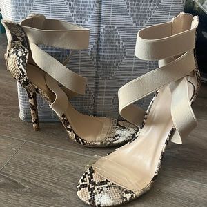 Snakeskin heels